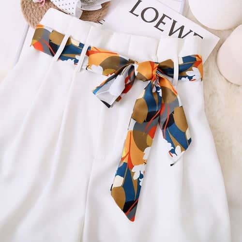 Thalia Yellow Scarf Belt