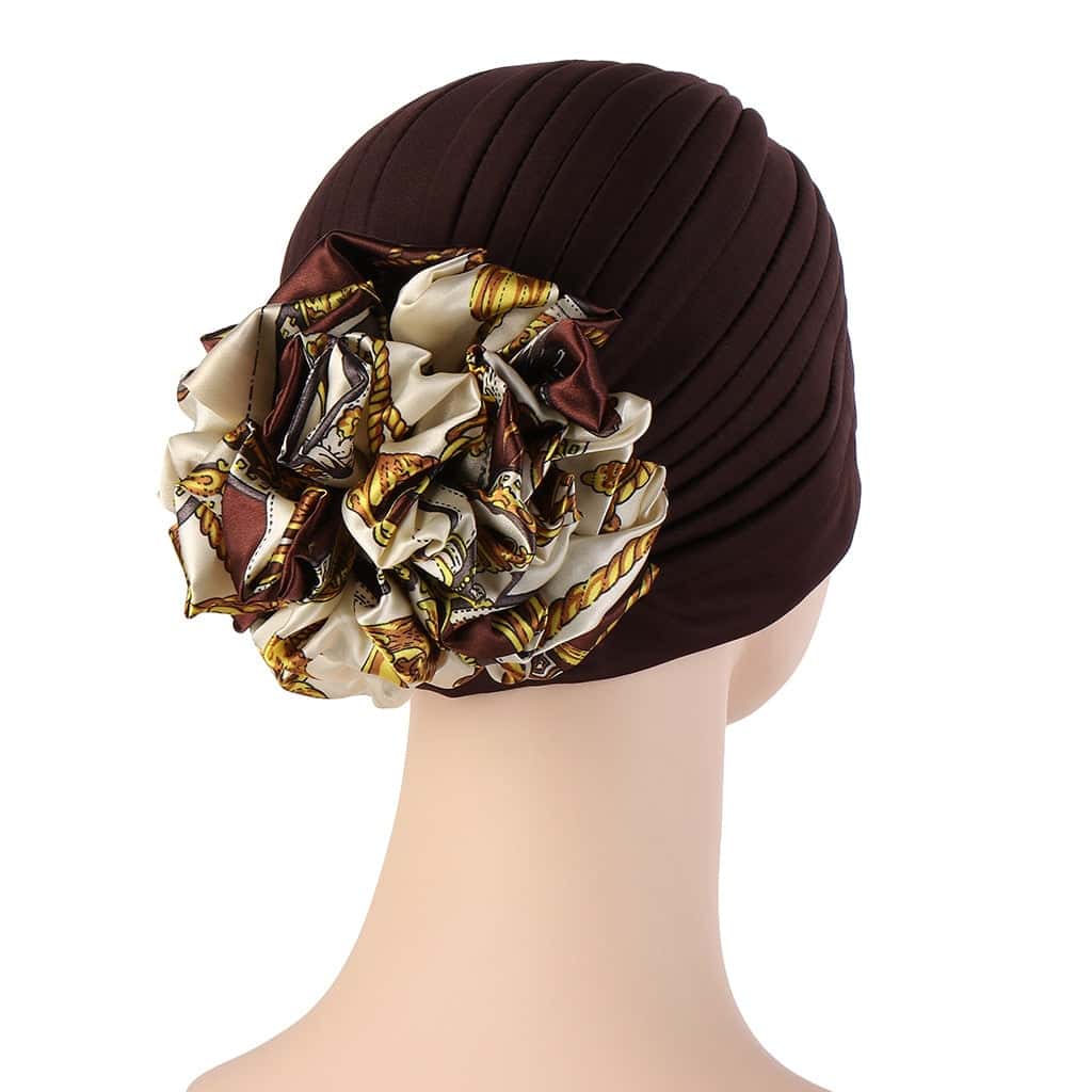 Roxane Turban Woman Scarf Hair Brown Mode Chemo