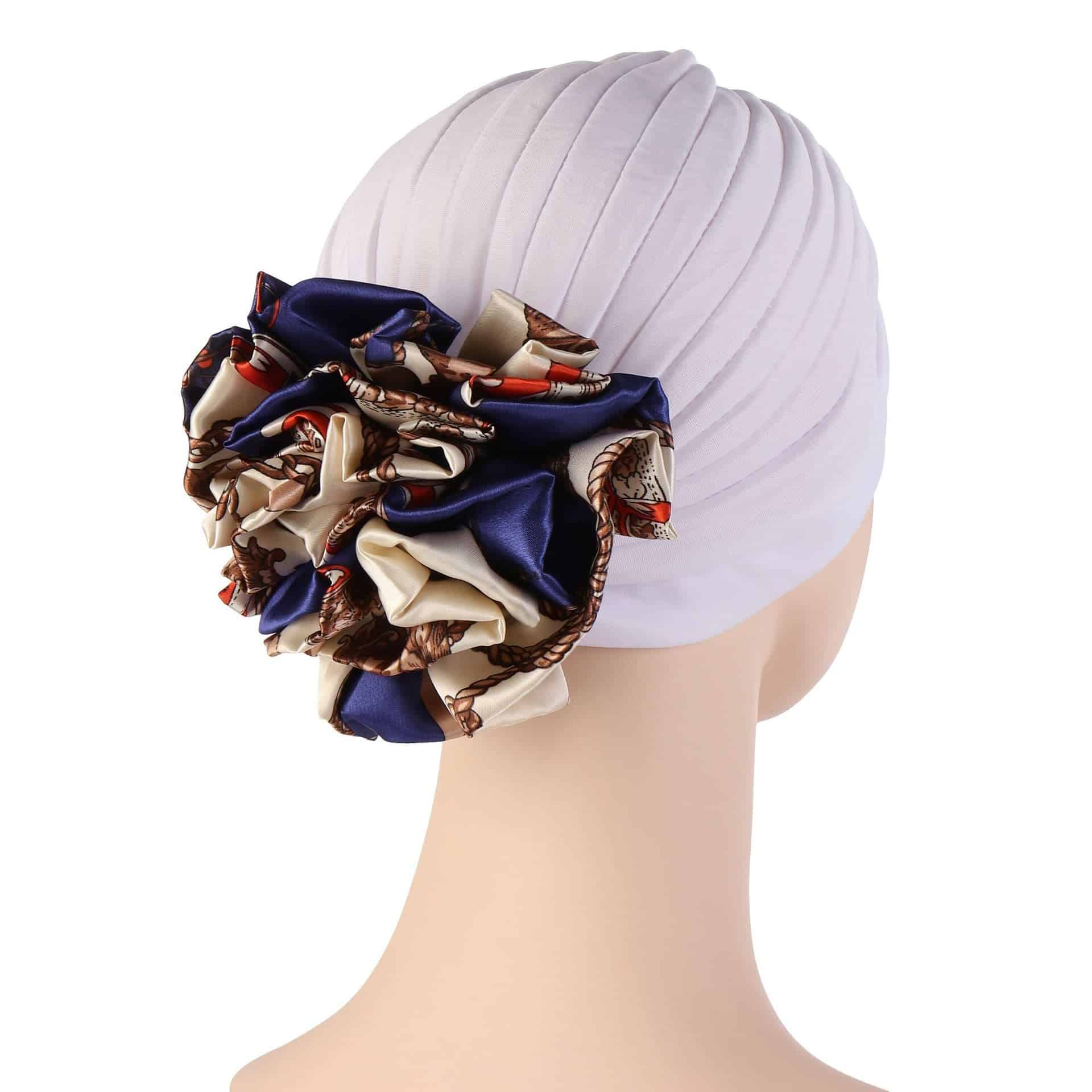 Ariane Turban Woman Scarf Hair White Mode Chemo