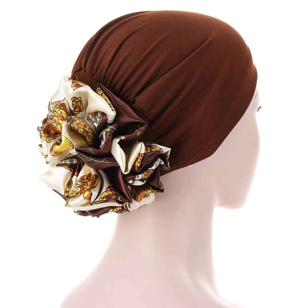 Johanne Bonnet Chemo Scarf Woman Hair Brown