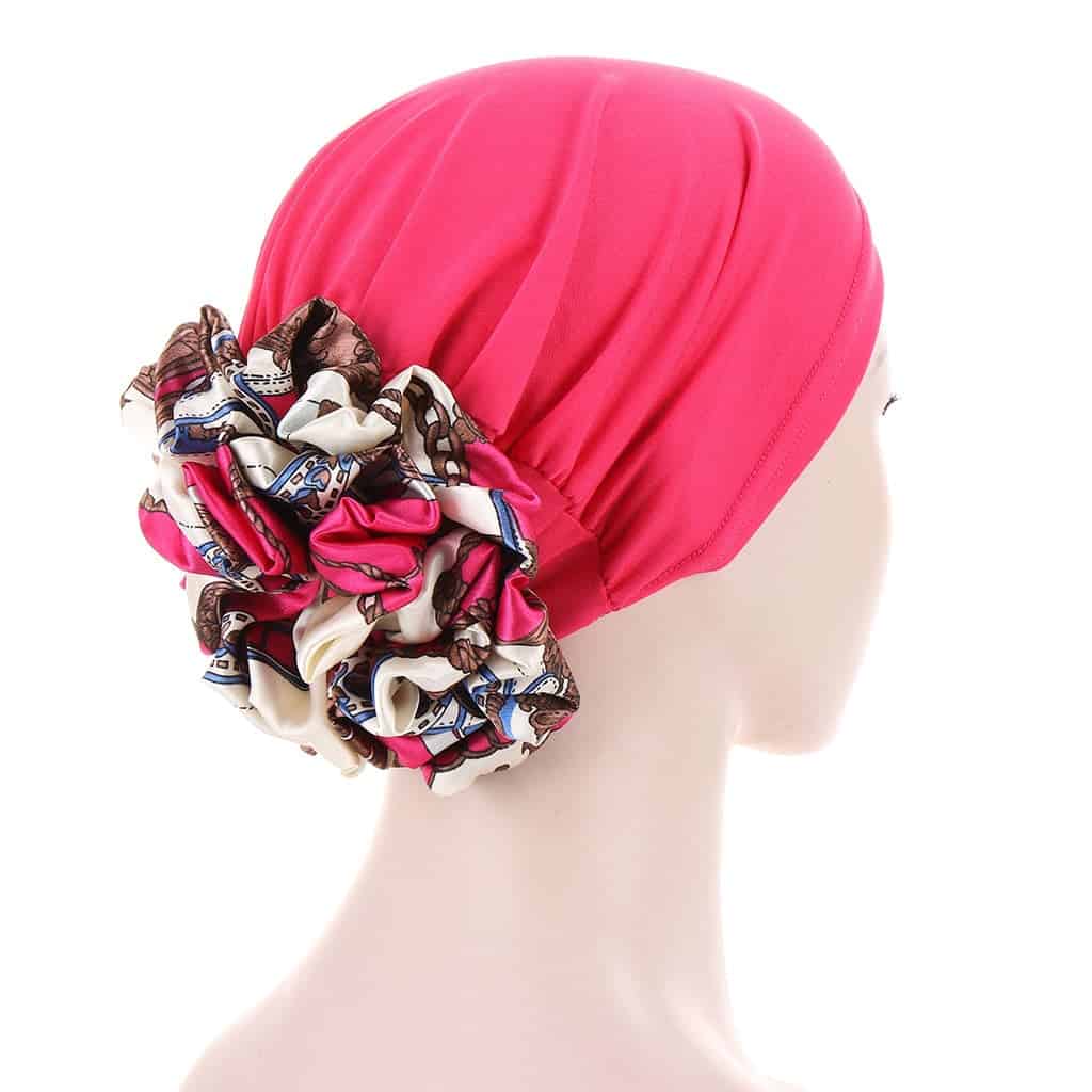 Anik Bonnet Scarf Woman Pink Chemo