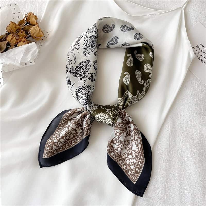 Scarf For Hair 70 Khaki - Harmonie