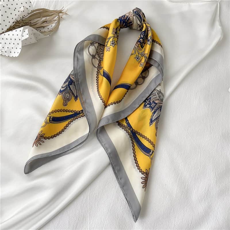 Scarf For Hair 70 Yellow - Aphrodite