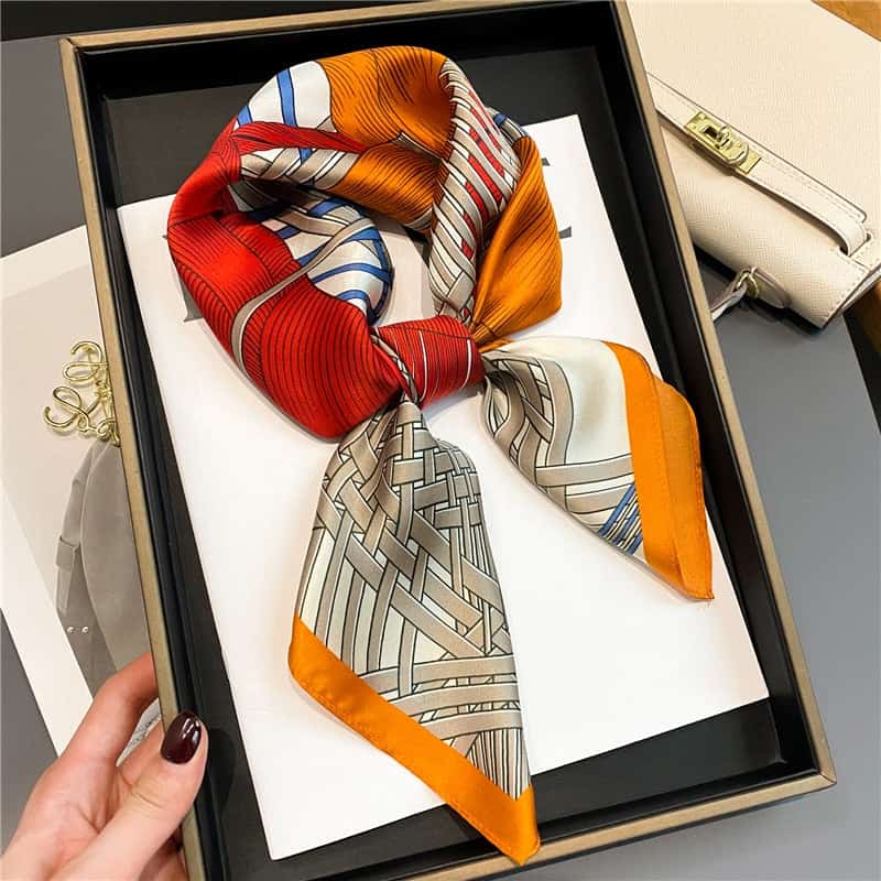 Capucine Silk Scarf Hair Woman