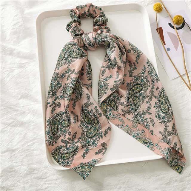 Scrunchy Scarf Pink Baroque