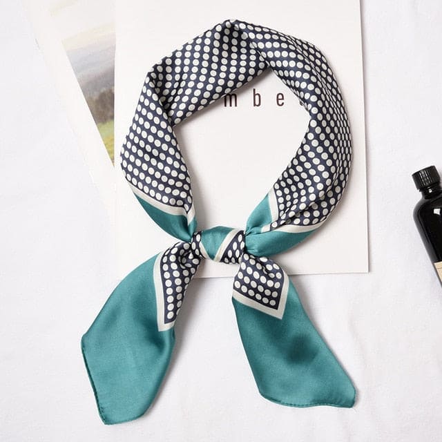 Scarf For Hair 70 Green - Nordic