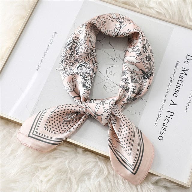 Scarf For Hair 70 Pink - Provençal