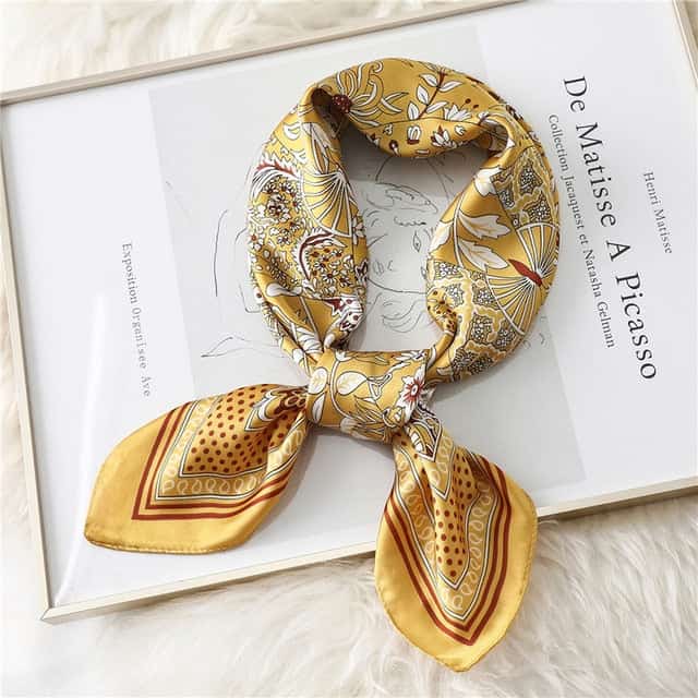 Scarf For Hair 70 Yellow - Provençal