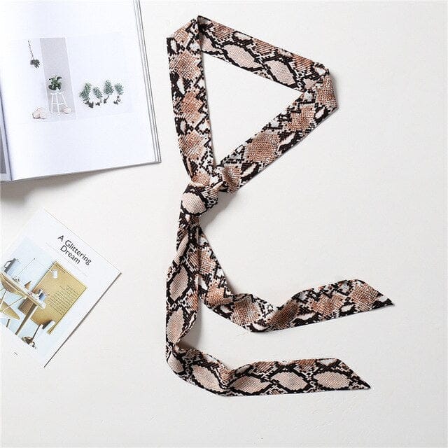Snake Scale Scarf Belt