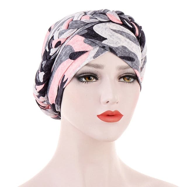 Turban Chemo Scarf Pink - Military