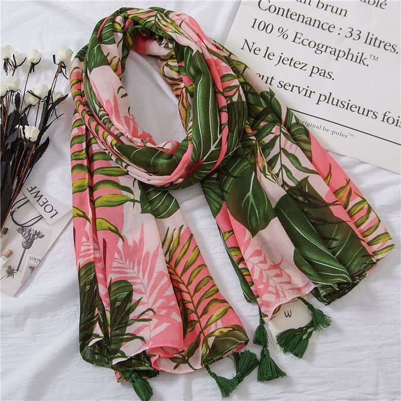 Women'S Scarf 180 Pink - Nelya