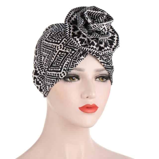 Grey Chemo Turban Scarf - Premilie