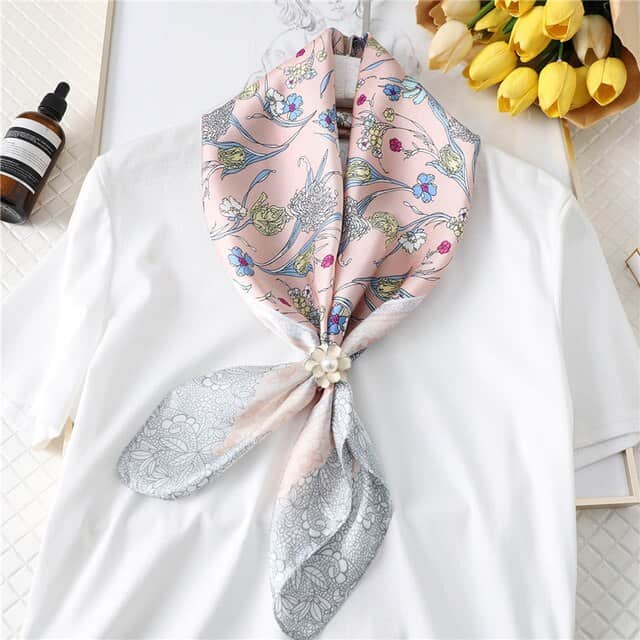 Scarf For Hair 70 Pink - Romance