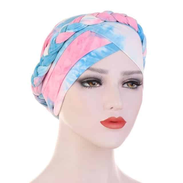 Chemo Turban Scarf Blue - Pastel