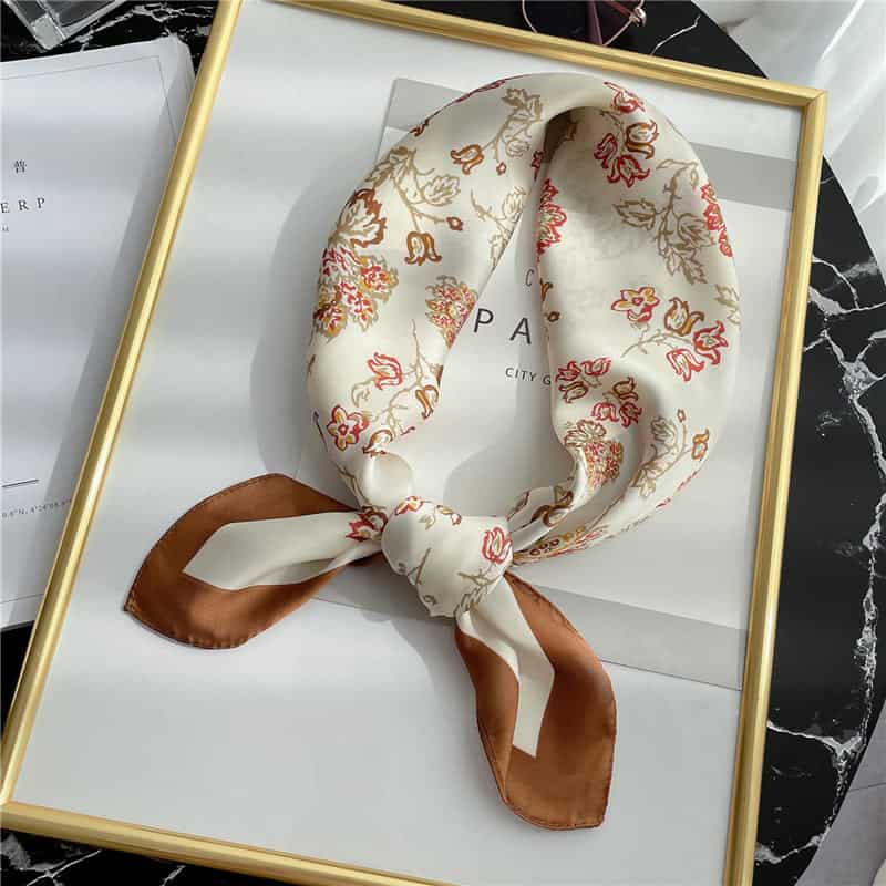 Scarf For Hair 70 Brown - Roxinie