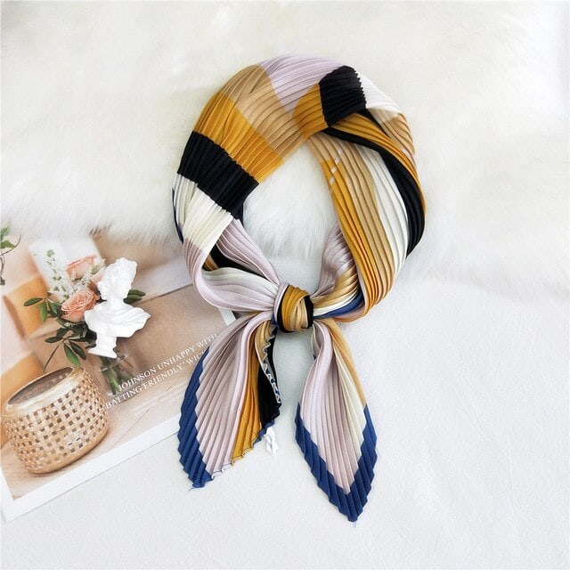 Pleated Hair Scarf - Maud