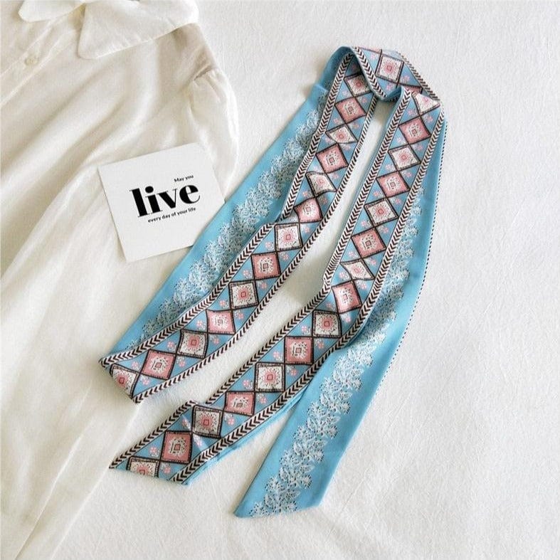 Blue Scarf Belt - Orenie