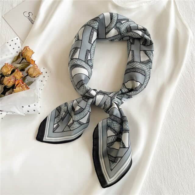 Scarf For Hair 70 Grey - Lina