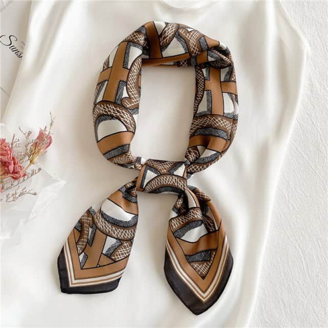 Scarf For Hair 70 Brown - Lina
