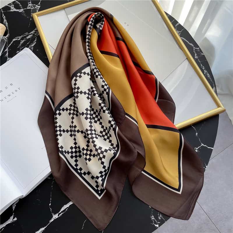 Scarf For Hair 70 Brown - Gazielle