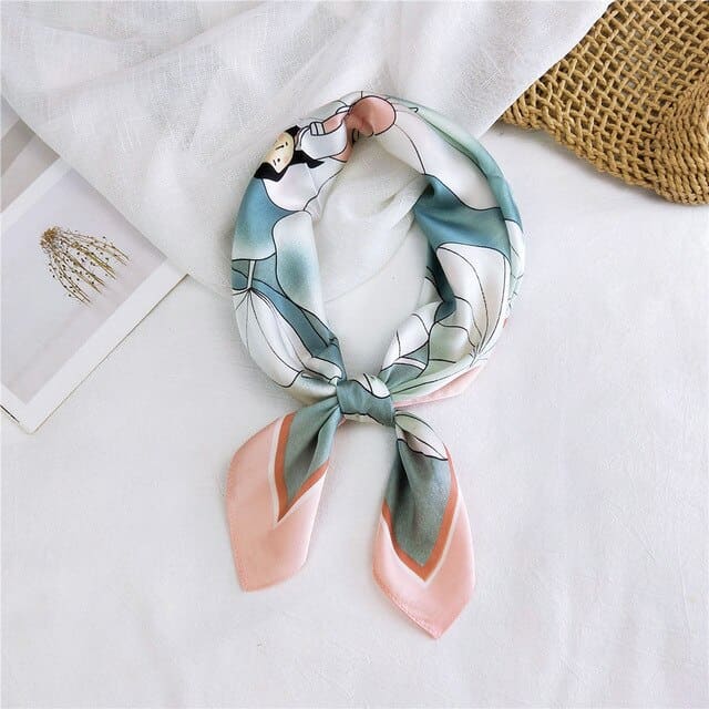 Scarf For Hair 70 - Nenuphar