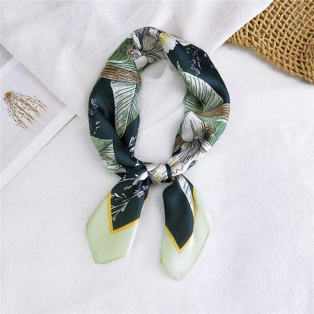 Scarf For Hair 70 Green - Juline
