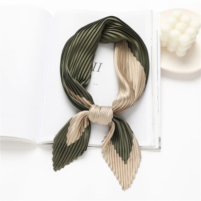 Scarf For Pleated Hair Green - Eldorine