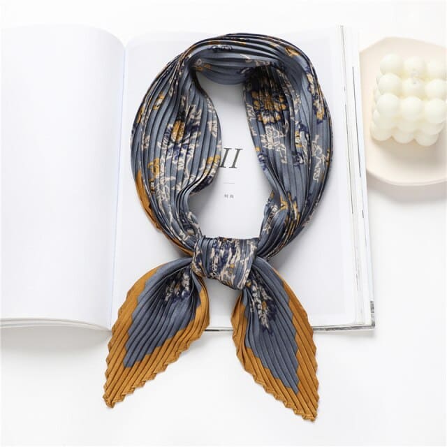 Scarf For Grey Pleated Hair - Xerine