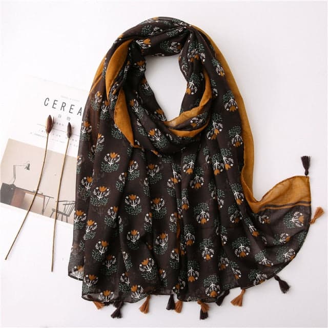 Women'S Scarf 180 Black - Karla
