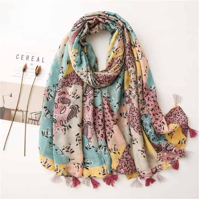 Women'S Scarf 180 Pink - Siv