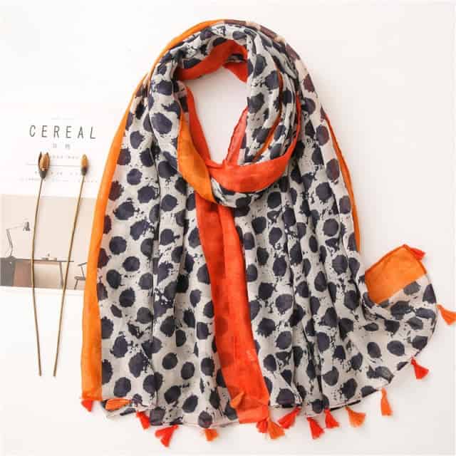 Women'S Scarf 180 Orange - Gunhilda