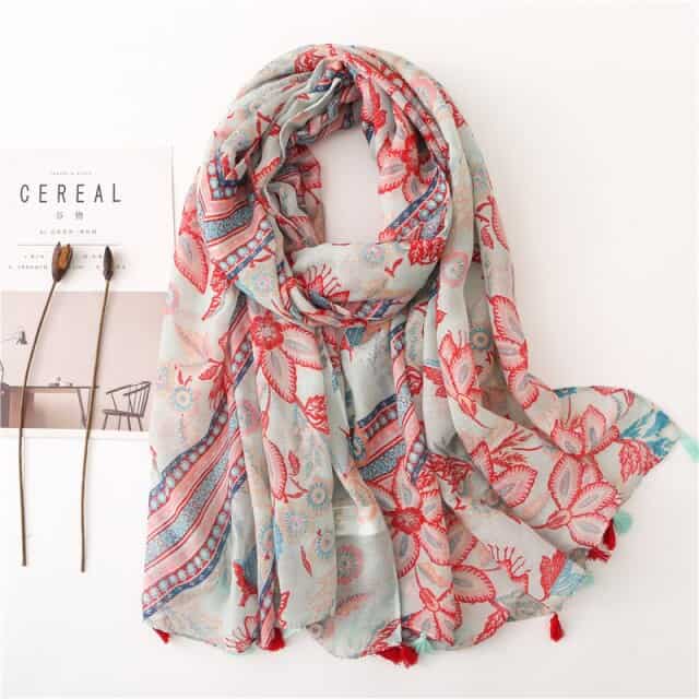 Women'S Scarf 180 Pink - Hjordis