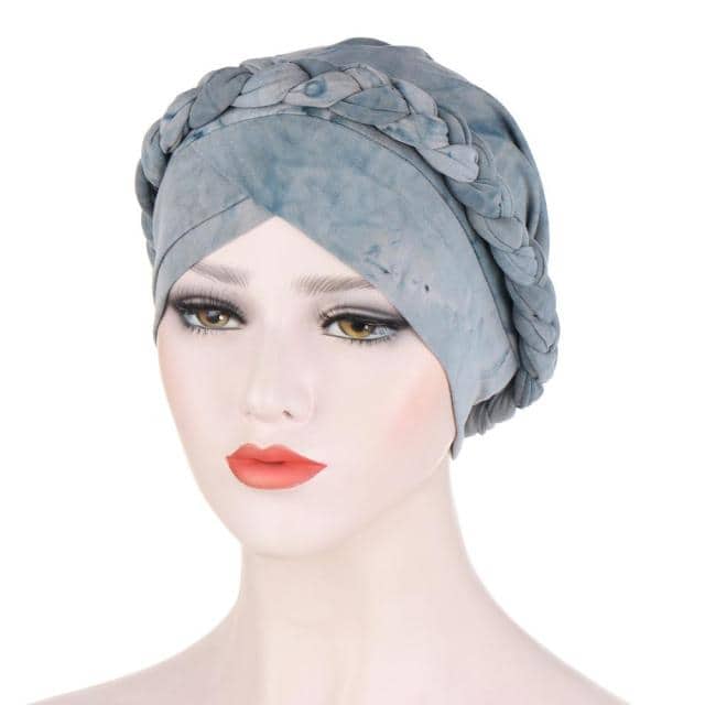 Grey Chemo Turban Scarf - Norianne