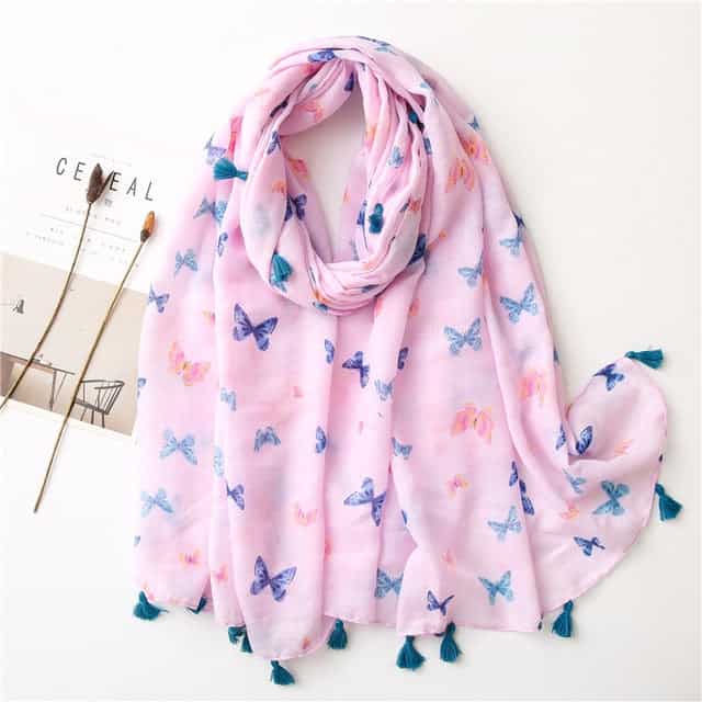 Scarf For Woman 180 Pink - Ulla