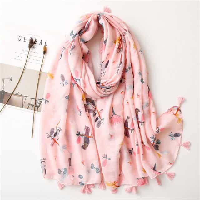 Scarf For Woman 180 Pink - Lilya