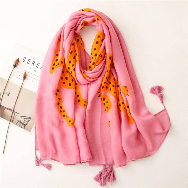 Women'S Scarf 180 Pink - Linn