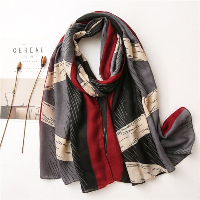 Women'S Scarf 180 Grey - Torborg