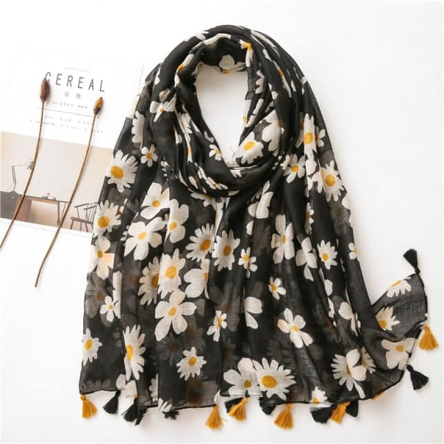 Women'S Scarf 180 Black - Tyra