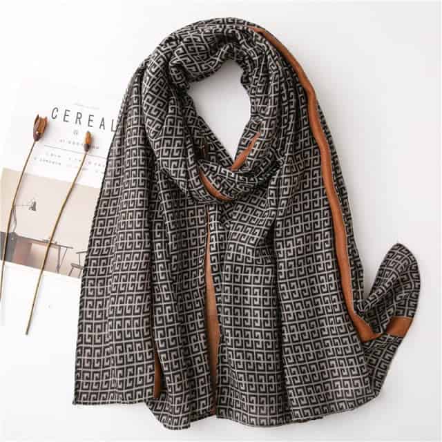 Scarf For Woman 180 Grey - Ragnfrid