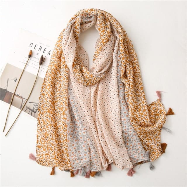 Women'S Scarf 180 Beige - Sofy Liberty