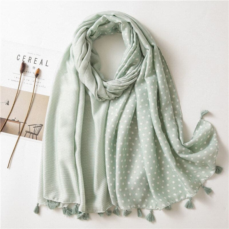 Women'S Scarf 180 Green - Ellinor